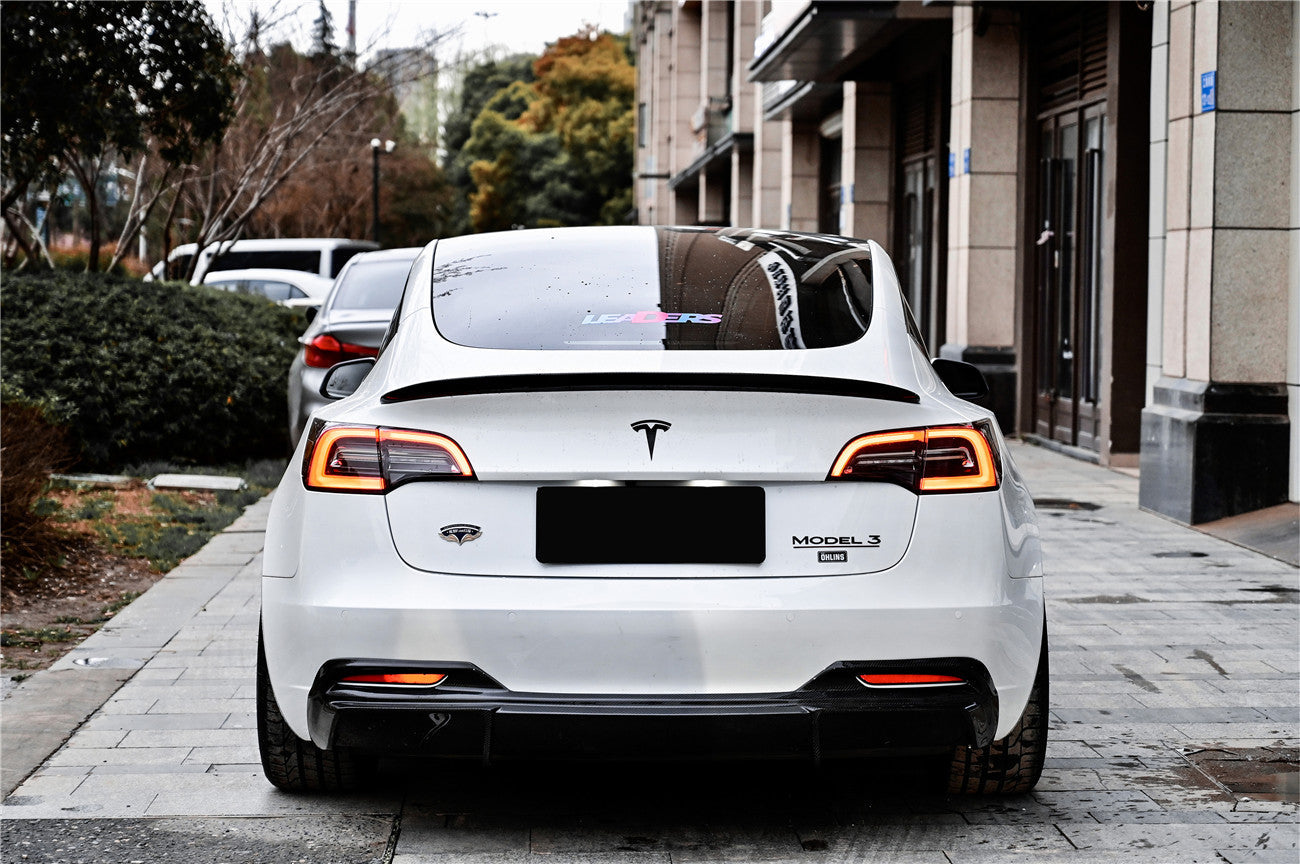 DarwinPRO IMP Performance Carbon Fiber Rear Lip | 2017-2023 Tesla Model 3