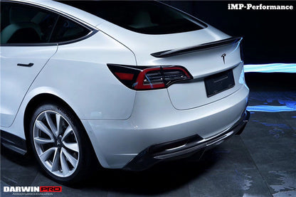 DarwinPRO IMP Performance Carbon Fiber Rear Lip | 2017-2023 Tesla Model 3