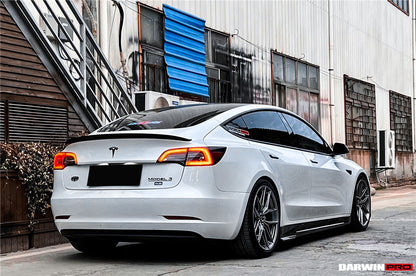 DarwinPRO IMP Performance Carbon Fiber Rear Lip | 2017-2023 Tesla Model 3