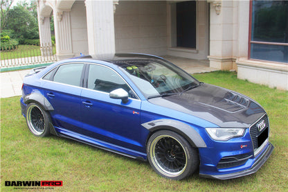 DarwinPRO 2013-2016 Audi S3 & A3 Sline Sedan BKSS Style Wide Fender Flare