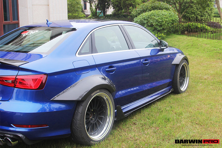 DarwinPRO 2013-2016 Audi S3 & A3 Sline Sedan BKSS Style Wide Fender Flare