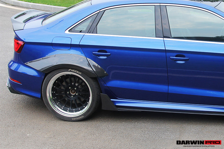 DarwinPRO 2013-2016 Audi S3 & A3 Sline Sedan BKSS Style Wide Fender Flare