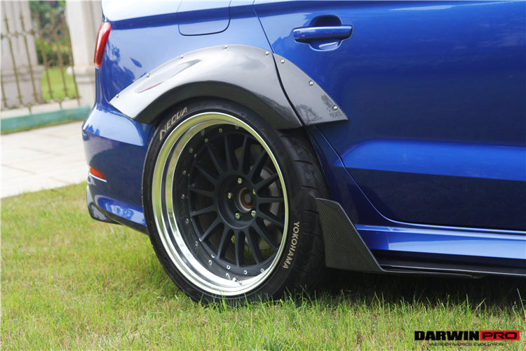DarwinPRO 2013-2016 Audi S3 & A3 Sline Sedan BKSS Style Wide Fender Flare