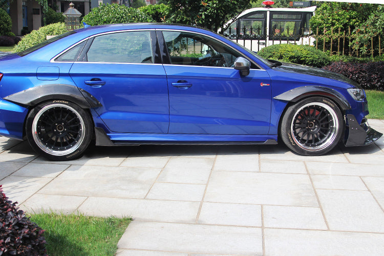 DarwinPRO 2013-2016 Audi S3 & A3 Sline Sedan BKSS Style Wide Fender Flare