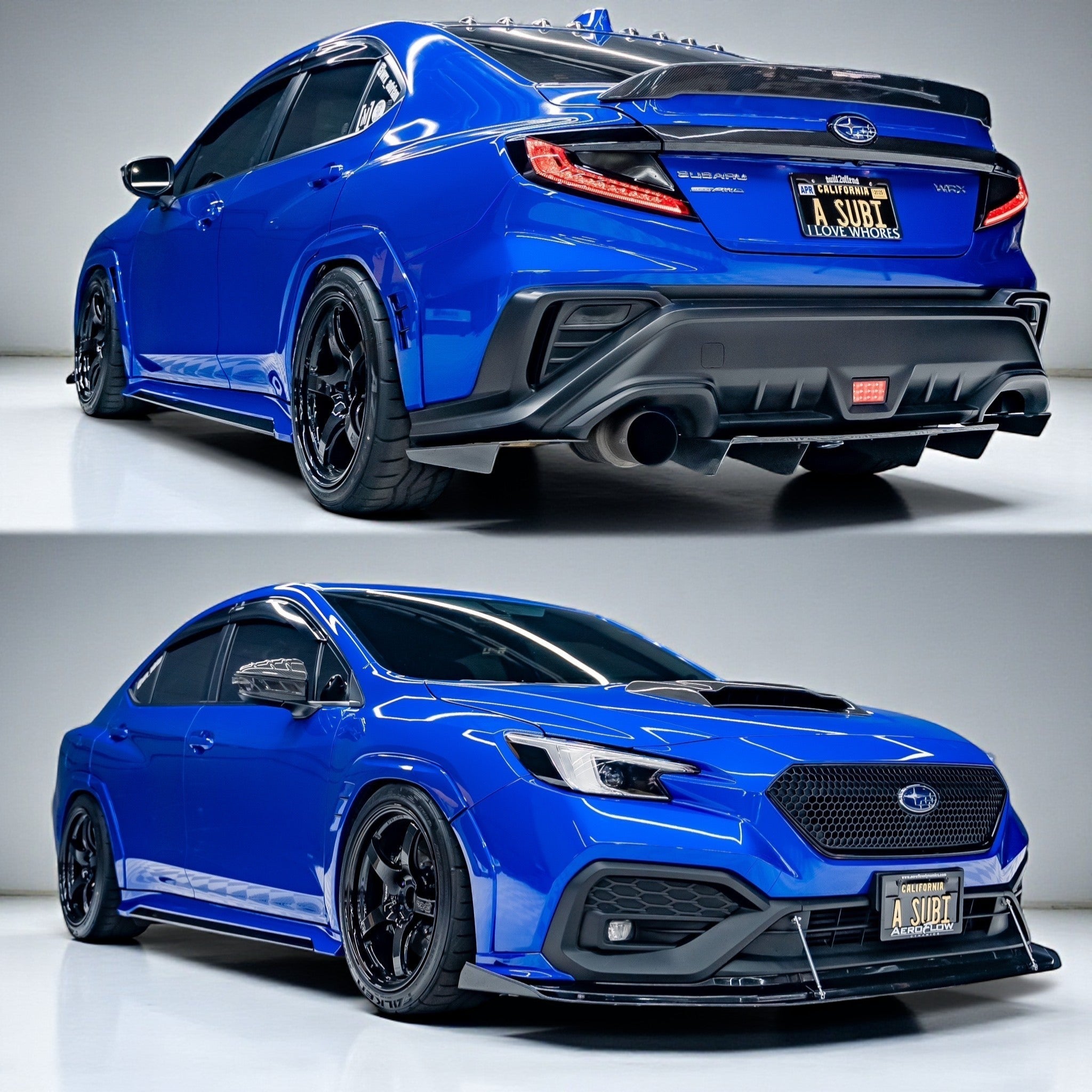 Aeroflow Dynamics Paint Matched Side Skirts | 2022-2025 Subaru WRX