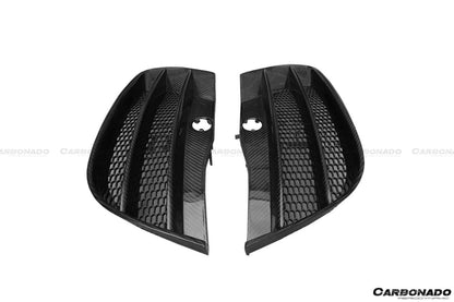 Carbonado 2009-2015 Audi R8 Coupe Spyder OE Style Front Bumper Vents