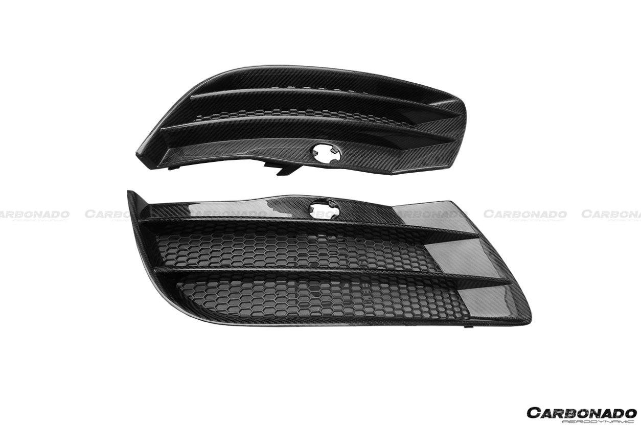 Carbonado 2009-2015 Audi R8 Coupe Spyder OE Style Front Bumper Vents