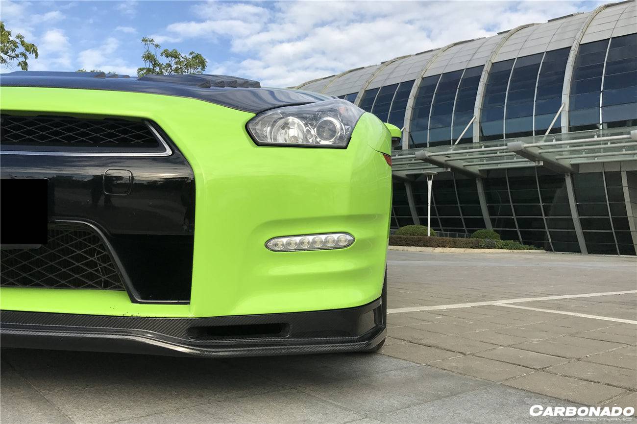 Carbonado 2012-2016 Nissan GTR R35 DBA NSM Style Part Carbon Fiber Front Lip