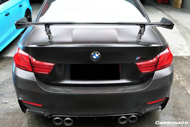 Alerón de maletero de fibra de carbono estilo BMW M4 F82 GTS Carbonado 2014-2020