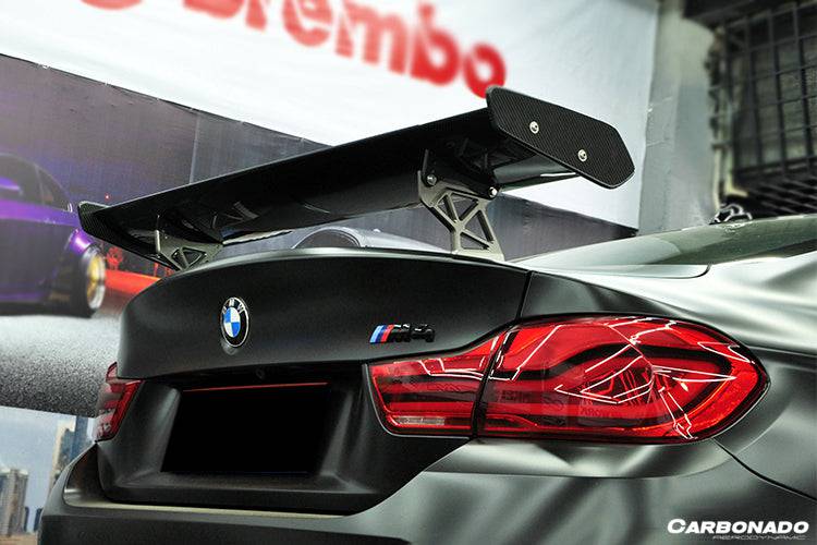 Alerón de maletero de fibra de carbono estilo BMW M4 F82 GTS Carbonado 2014-2020