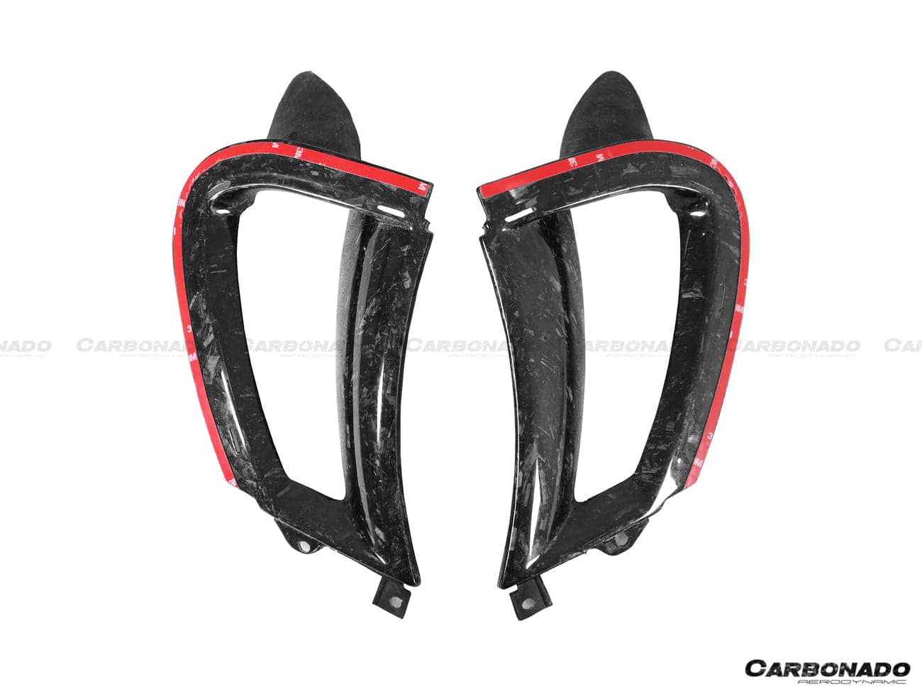 Carbonado 2017-2022 McLaren 720S Carbon Fiber Front Bumper Side Air Vents Replacement
