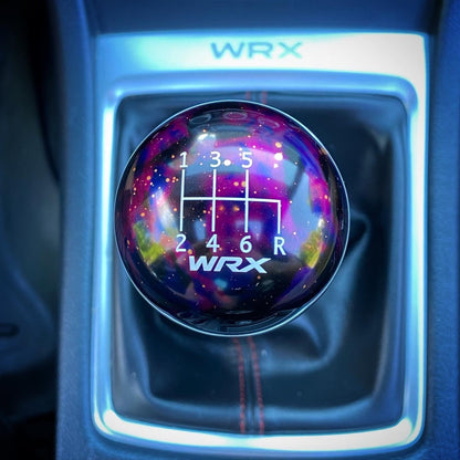 Billetworkz Cosmic Space Shift Knob - 6 Speed WRX Standard Engraving - Subaru WRX 2015 - 2025 - 2