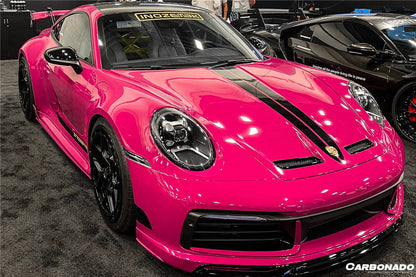 Carbonado 2019-2024 Porsche 911 992 Carrera & S & 4 & 4S & Targa & Turbo S GT3 Style Hood