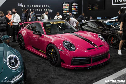 Carbonado 2019-2024 Porsche 911 992 Carrera & S & 4 & 4S & Targa & Turbo S GT3 Style Hood