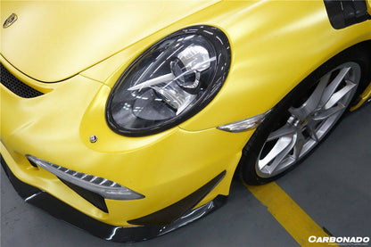Carbonado 2012-2019 Porsche Carrera Targa 991 Ceja de fibra de carbono