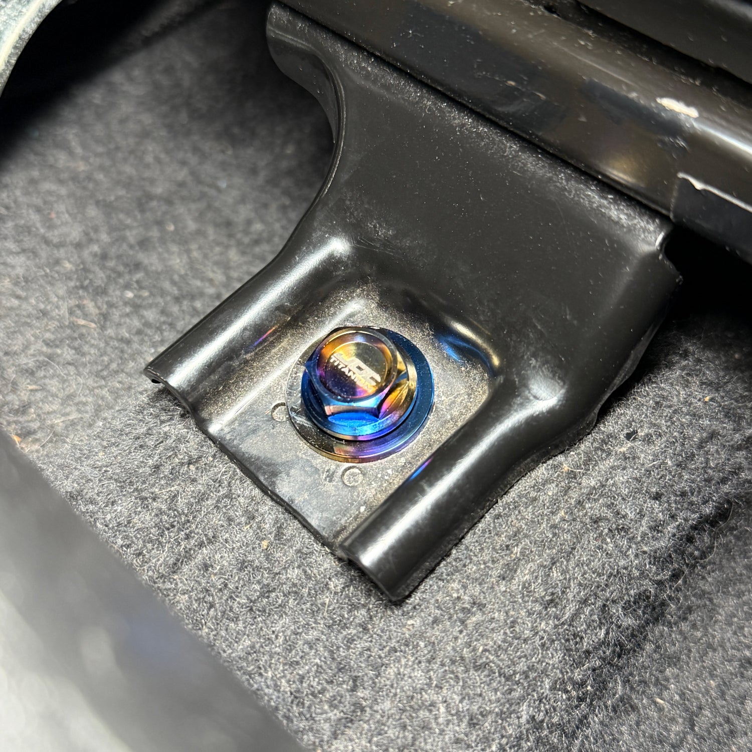 JDC Titanium Front Seat Bracket Hardware Kit (Evo 7/8/9)