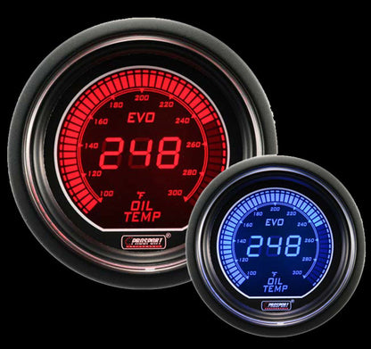 Prosport 2-1/16" Evo Electrical Oil Temperature Gauge
