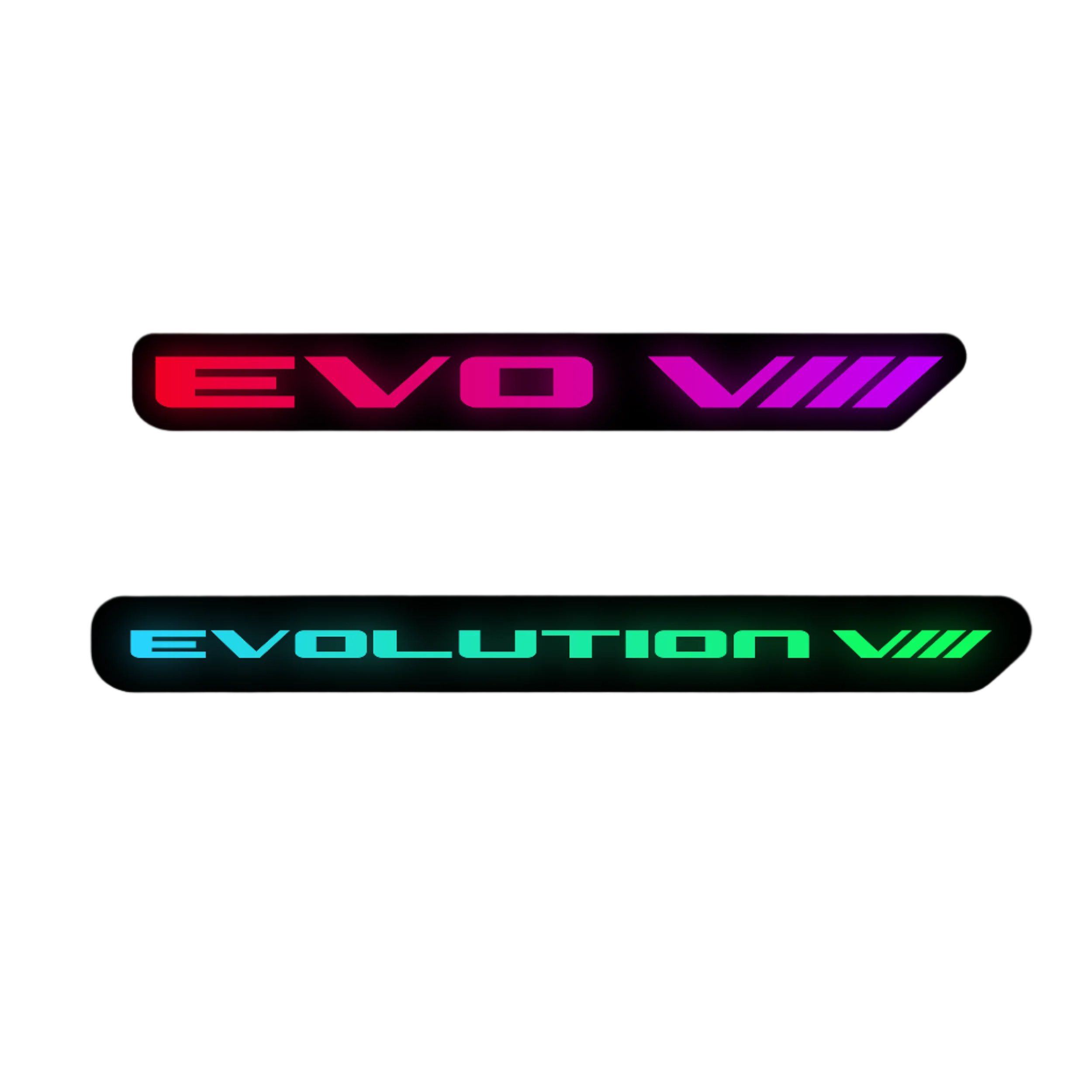 Lit Logos Evo 8 Grill Badge | 2003-2005 Evolution 8