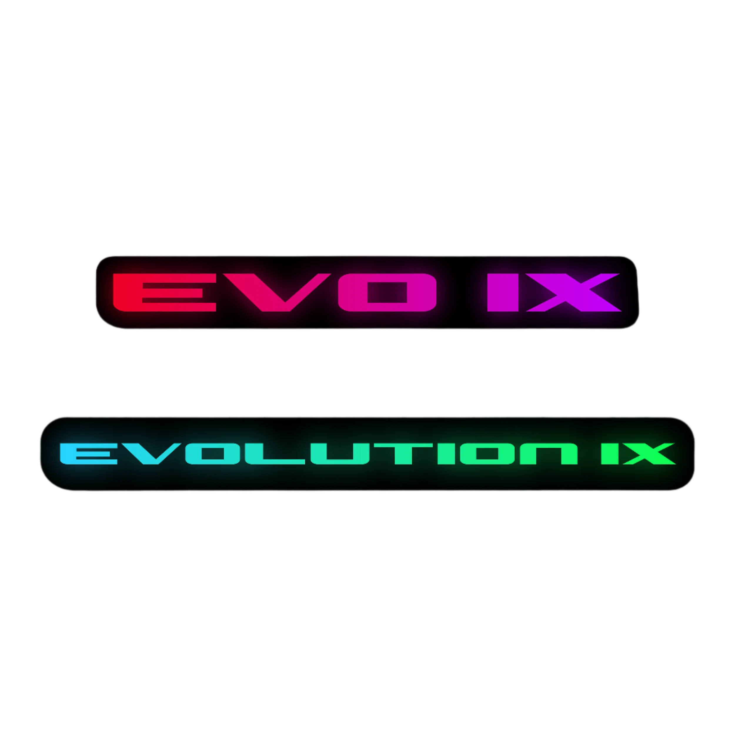 Lit Logos Evo 9 Grill Badge | 2005-2007 Evolution 9