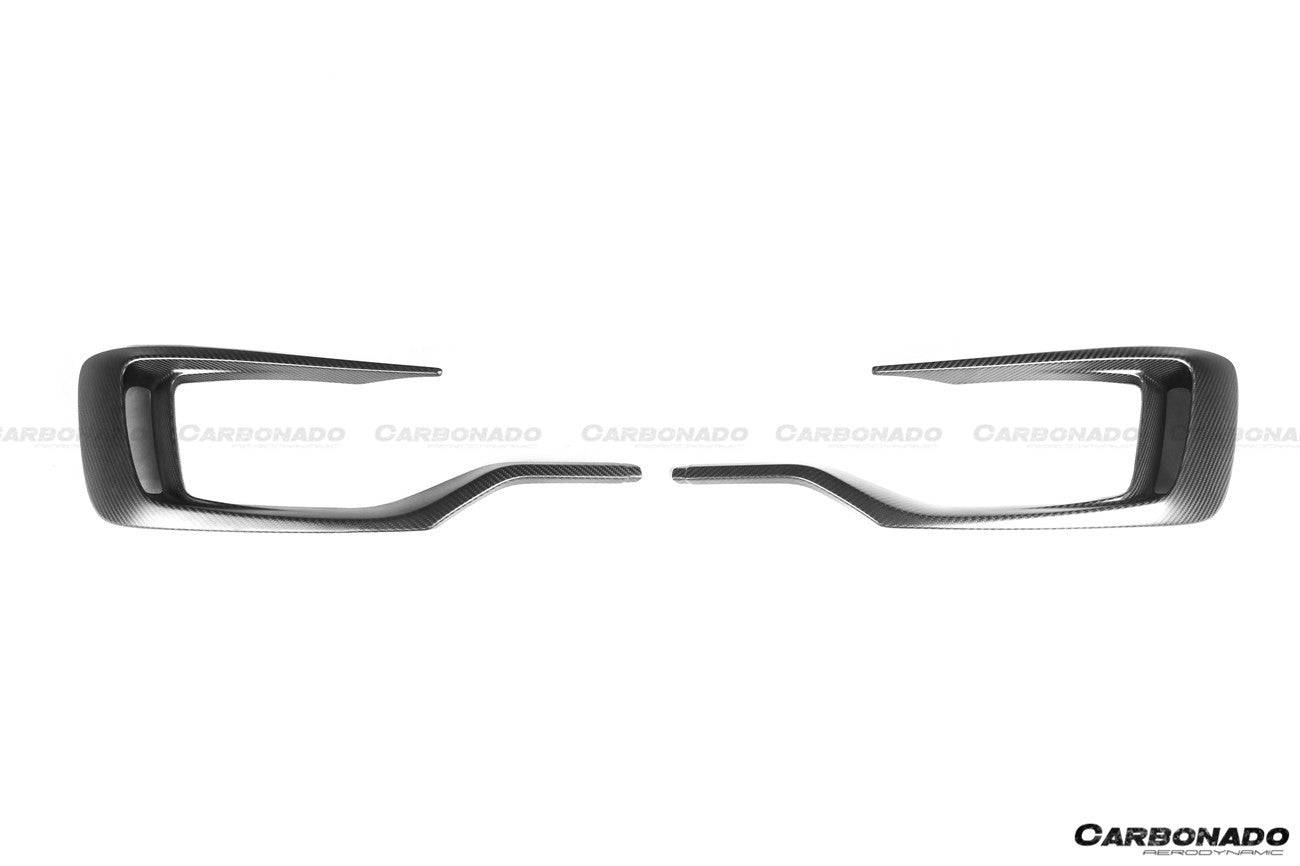 Molduras de ventilación para parachoques delantero estilo OD para Maserati Levante Modena GT Carbonado 2017-2023