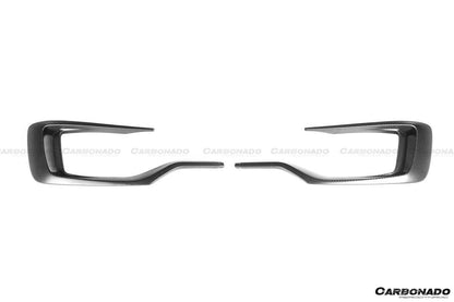 Molduras de ventilación para parachoques delantero estilo OD para Maserati Levante Modena GT Carbonado 2017-2023