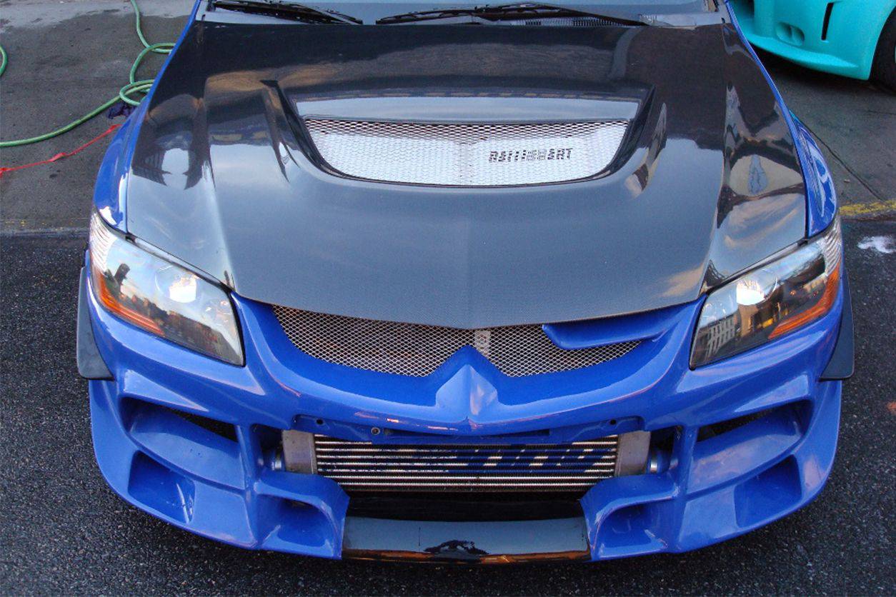 Carbonado OE Style Carbon Fiber Hood | 2003-2006 Mitsubishi Evo 7/8/9