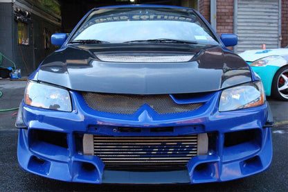 Parachoques delantero estilo JC para Mitsubishi Evo 7 8 9 Carbonado 2003-2006