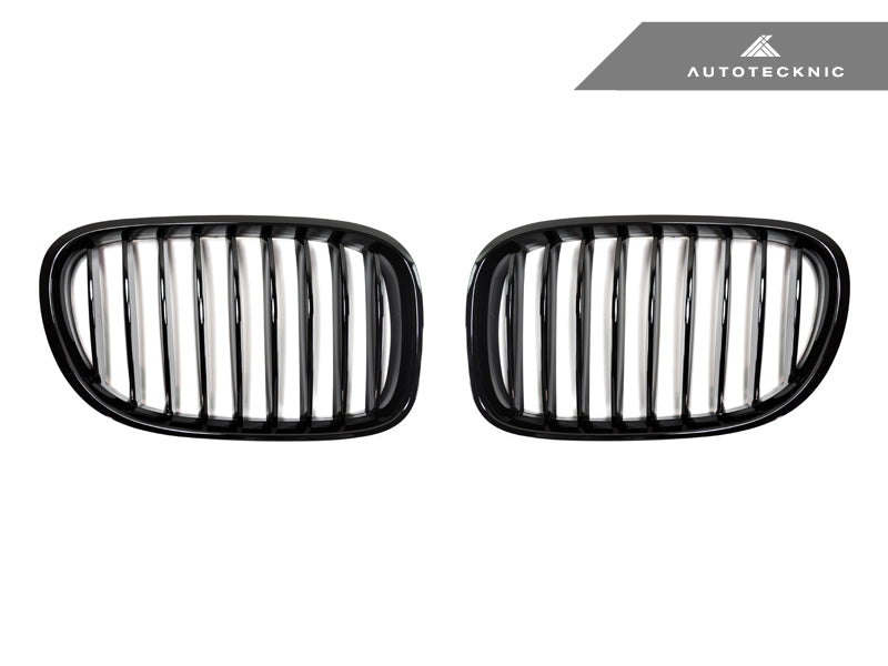 Parrilla delantera AutoTecknic negra brillante - Serie 7 LCI F01/F02