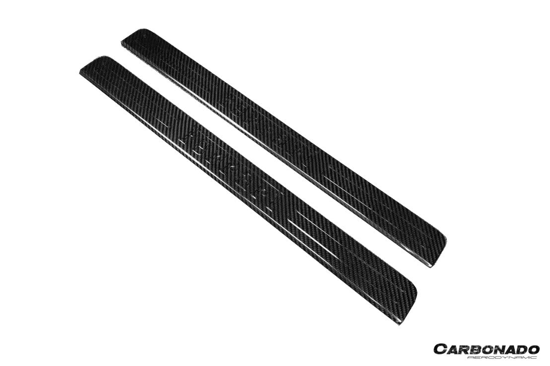 Carbonado MSY Style Autoclave Carbon Fiber Door Sill | 2019-2024 Ferrari F8