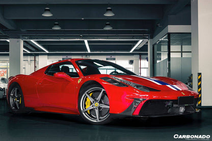 Carbonado 2010-2015 Ferrari 458 Coupe Spider speciale Style Front Bumper