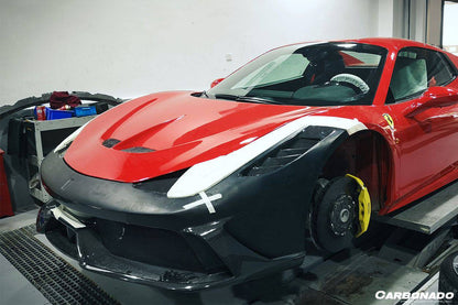 Carbonado 2010-2015 Ferrari 458 Coupe Spider speciale Style Front Bumper