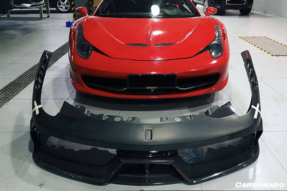 Carbonado 2010-2015 Ferrari 458 Coupe Spider speciale Style Front Bumper