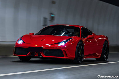 Carbonado 2010-2015 Ferrari 458 Coupe Spider speciale Style Front Bumper