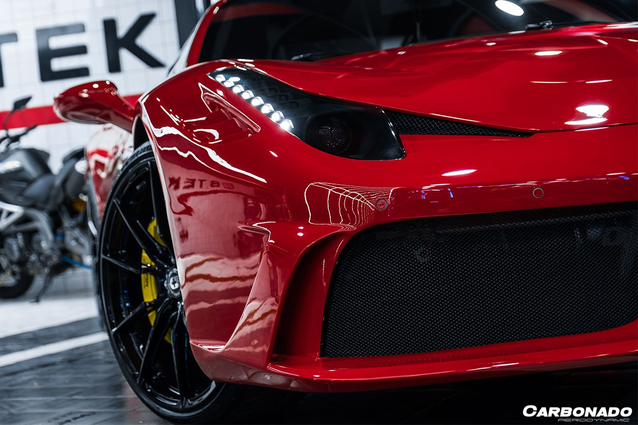 Carbonado 2010-2015 Ferrari 458 Coupe Spider speciale Style Front Bumper