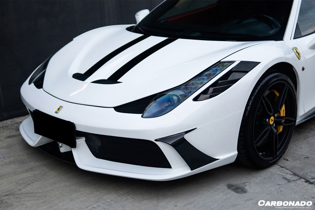 Carbonado 2010-2015 Ferrari 458 Coupe Spider speciale Style Front Bumper