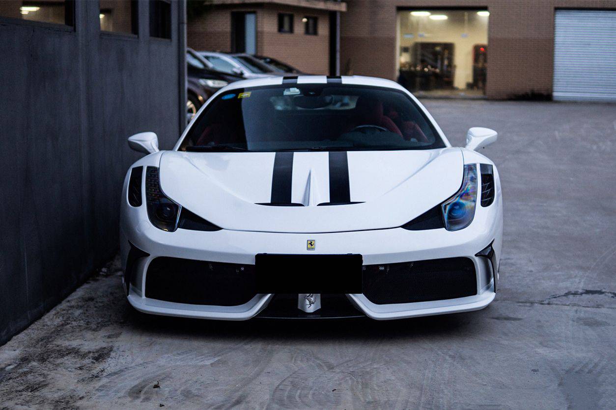 Carbonado 2010-2015 Ferrari 458 Coupe Spider speciale Style Front Bumper