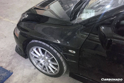Carbonado D1 Style Carbon Fiber Fender | 2003-2006 Mitsubishi Evo 7/8/9
