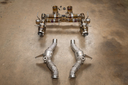 Valvetronic フェラーリ F8 Valved スポーツ エキゾーストシステム