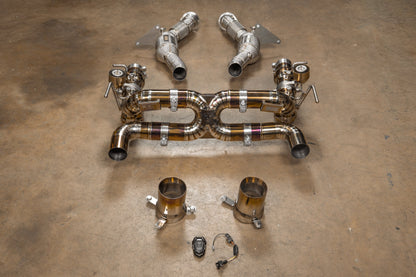 Valvetronic フェラーリ F8 Valved スポーツ エキゾーストシステム