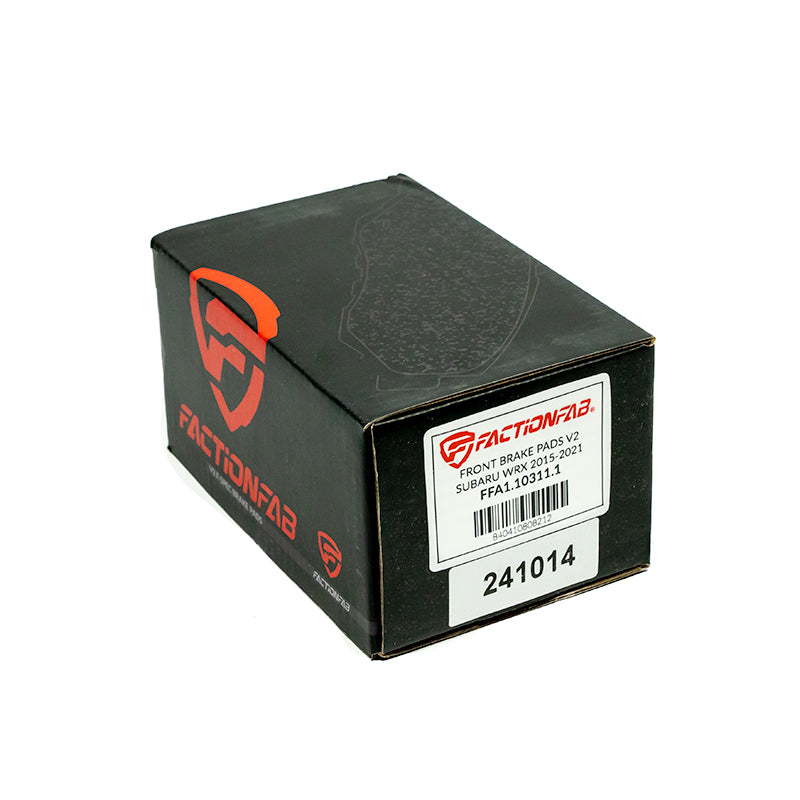 Pastillas de freno FactionFab V2 - WRX 2015-2021 - Delanteras 