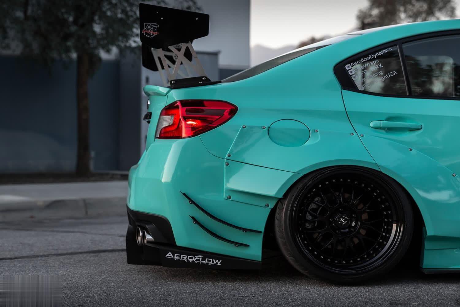 Aeroflow Dynamics Rear Diffuser V2 (2015-2021 Subaru WRX/STI) - 16