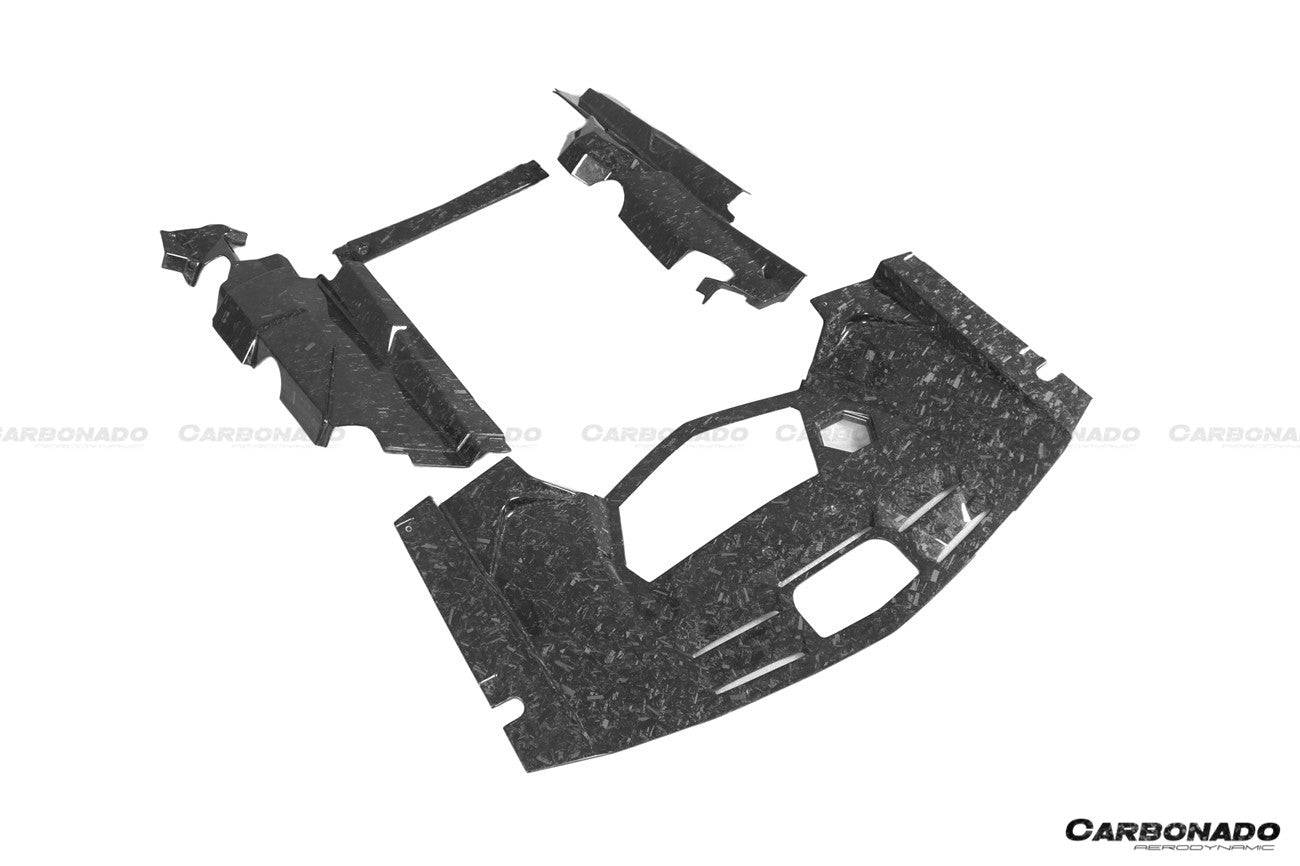 Carbonado Carbon Fiber Engine Bay Panels Replacement | 2013-2016 Lamborghini Aventador LP700 Roadster