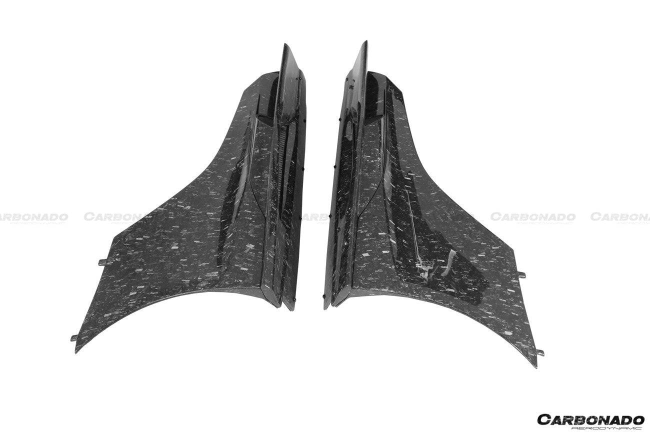 Carbonado 2011-2017 McLaren 650S & MP4 12C BKSS Style Carbon Fiber Side Skirts