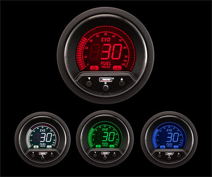 Manómetro de presión de combustible eléctrico Prosport Premium Evo de 2-1/16"