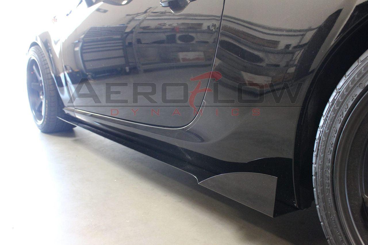 Extensión de faldón lateral Aeroflow Dynamics V2 para Subaru BRZ/Scion FRS (2013-2019)