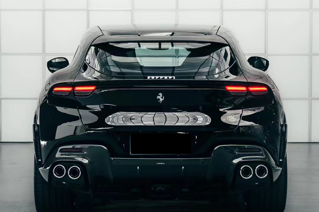 Carbonado 2023-2025 Ferrari Purosangue FUV Type F175 OEM Style Dry Carbon Fiber Rear Diffuser