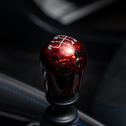 Billetworkz Cosmic Space Shift Knob 6 - Speed Velocity Engraving for Toyota GR Corolla / Corolla Hatch - 1