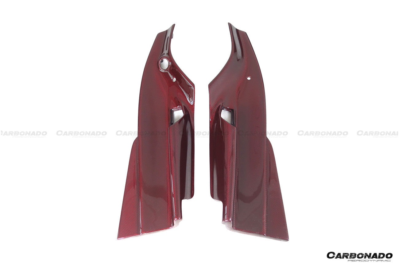 Carbonado 2015-2020 Ferrari 488 GTB Spider Carbon Fiber Door Panel Interior