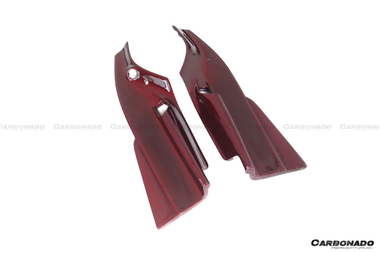 Carbonado 2015-2020 Ferrari 488 GTB Spider Carbon Fiber Door Panel Interior