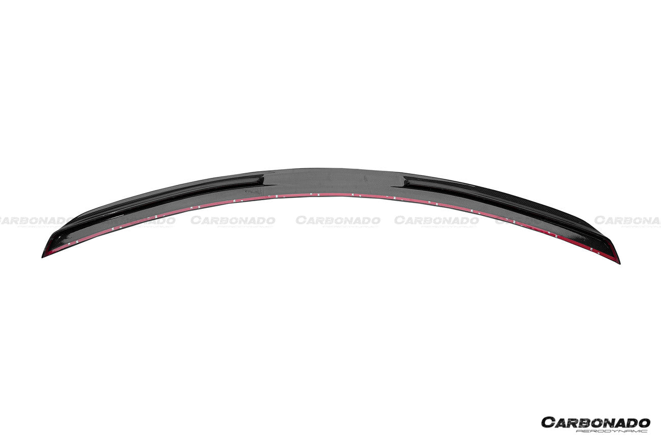 Alerón de maletero de fibra de carbono estilo Ferrari 488 Pista NV Carbonado 2018-2022